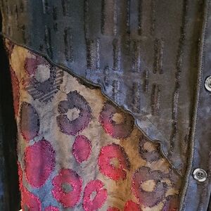 Elegant Black and Red Women's Tunic